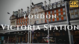 London Victoria Station Walk Through England 4K [upl. by Etom]