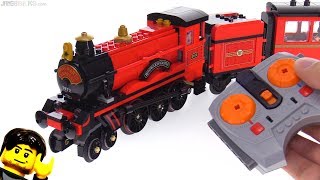 LEGO 2018 Hogwarts Express motorized amp running 75955 [upl. by Esidarap]