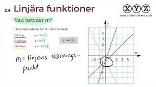 Z 24 Linjära funktioner [upl. by Cimbura]