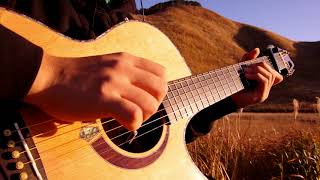 Fields Of Gold  Sting  Solo Acoustic Guitar Kent Nishimura [upl. by Engen262]