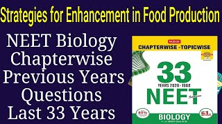 Strategies for enhancement in food production class 12 neet previous year questions [upl. by Yenruoc]