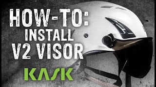 HowTo Install Kask Super Plasma V2 Visor [upl. by Morette]