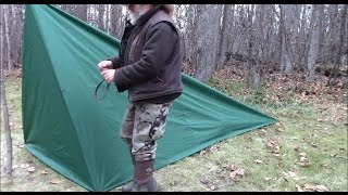 Make A Tent With Floor From A Tarp [upl. by Areic]