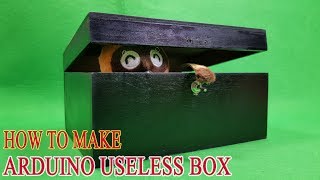 DIY Useless Box with Arduino [upl. by Truscott773]