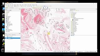 QGIS Import XYZ coordinates data Create DEM Create contours Add Contours label Use 3D view model [upl. by Llehsad]