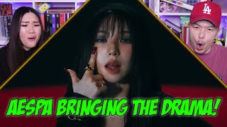 aespa 에스파 Drama MV  REACTION [upl. by Laenej9]