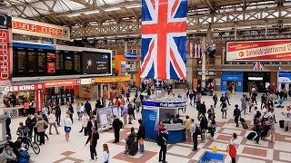 A Walk Through The London Victoria Station London England [upl. by Greta189]