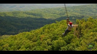 Inside look at Legacy Mountain Zip Lines in Pigeon Forge TN VisitMySmokiescom [upl. by Gallagher]