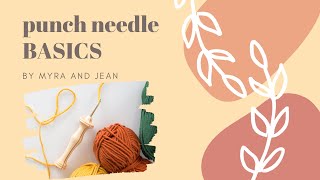 Punch Needle Basics  How To [upl. by Aynuat]