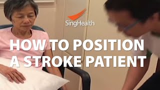 How To Position A Stroke Patient [upl. by Gilleod300]