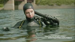 Frogwoman Tatjana  Cressi FFM Mistral Dive  HD Preview [upl. by Perrin688]