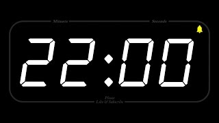 22 MINUTE  TIMER amp ALARM  Full HD  COUNTDOWN [upl. by Milly]