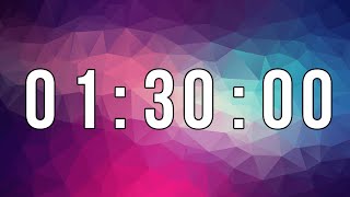 1 HOUR 30 MINUTE TIMER HD ⏳ [upl. by Jarib]