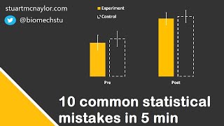 Ten Statistical Mistakes in 5 Min [upl. by Yorle]