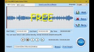 Best Free MP3 Cutter amp Joiner Software For PC [upl. by Joelle]