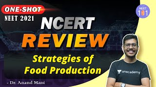 Strategies of Food Production  NCERT Review  NEET 2021  Dr Anand Mani [upl. by Niwrek27]