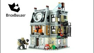 Lego Super Heroes 76108 Sanctum Sanctorum Showdown  Lego Speed Build [upl. by Nonnahsed]