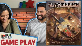 Gloomhaven Jaws Of The Lion  Game Play [upl. by Ecirtel]