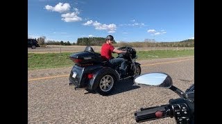 Inexpensive Harley Davidson Exhaust Tri Glide [upl. by Godderd922]