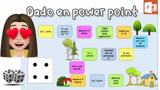 cómo hacer un dado en power point [upl. by Wakeen299]