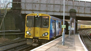 Half an Hour at 216  Birkenhead North Station 1022017  Class 507 508 terminus [upl. by Atsilac291]