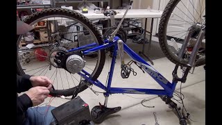 Powerful Electric Bike Conversion Part I EBike Conversion Kit Installation [upl. by Namyaw]