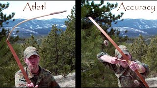 Judging Accuracy with an Atlatl [upl. by Aerdnaed]