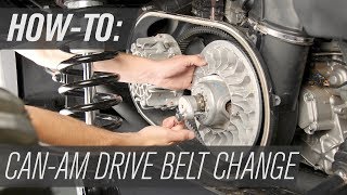 How To Change the Drive Belt on a CanAm Maverick X3 [upl. by Hamachi]