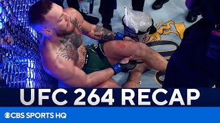 Conor McGregor Loses to Dusin Poirier Via TKO Doctor Stoppage  UFC 262 Recap  CBS Sports HQ [upl. by Palladin]