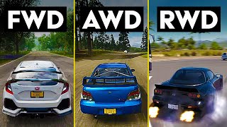 RWD vs AWD vs FWD  Which Drivetrain is BEST [upl. by Meyeroff394]