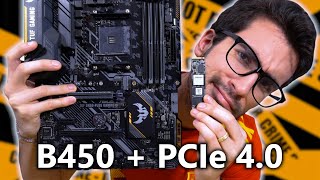 Enabling PCIe 40 on a B450 Motherboard [upl. by Nahtannhoj]