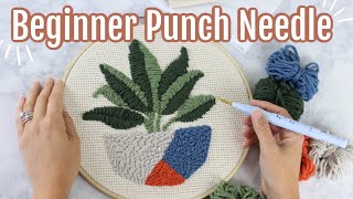 PUNCH NEEDLE FOR BEGINNERS  EVERYTHING YOU NEED TO GET STARTED WITH PUNCH NEEDLE RIGHT AWAY [upl. by Reidar]