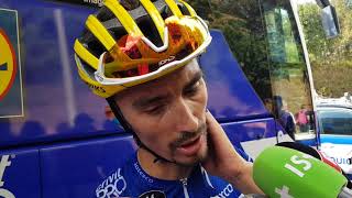 Julian Alaphilippe  interview darrivée  5e étape  Tour de France 2018 [upl. by Carney]