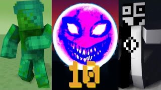 10 SCARIEST Minecraft Entites You Might Encounter [upl. by Sewellyn160]