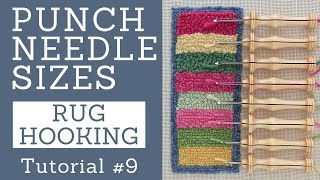 Oxford Punch Needle Sizes [upl. by Brien469]